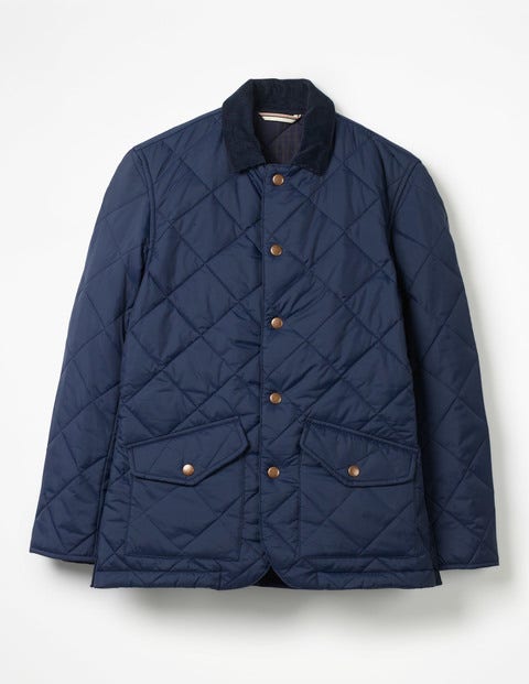 Quilted Jacket - Navy Quilted Jacket - Navy