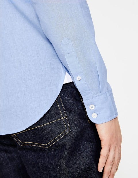 Linen Cotton Shirt - Ice Blue Linen Cotton Shirt - Ice Blue