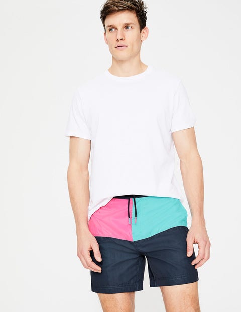 Poolside Swimshorts - School Navy Harlequin Poolside Swimshorts - School Navy Harlequin