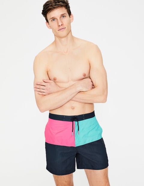 Poolside Swimshorts - School Navy Harlequin Poolside Swimshorts - School Navy Harlequin