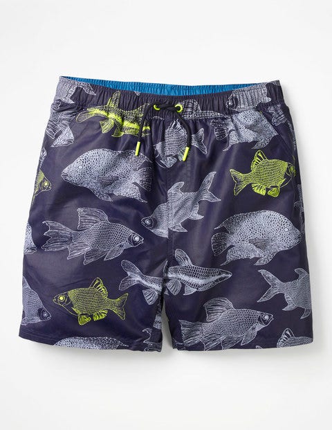 Swimshorts - Navy Fish Swimshorts - Navy Fish