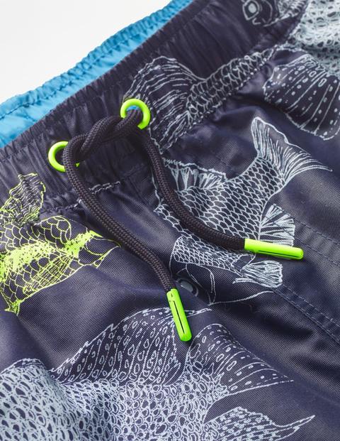 Swimshorts - Navy Fish Swimshorts - Navy Fish