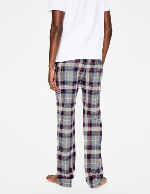 Brushed Cotton Pull-Ons - Grey Marl Check Brushed Cotton Pull-Ons - Grey Marl Check