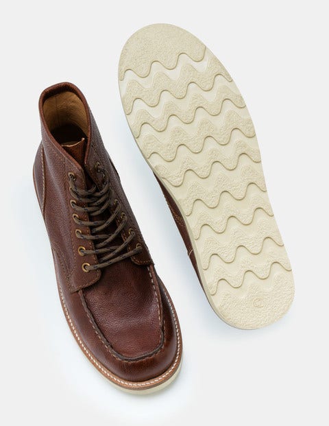 Leather Chukka Boots - Brown Leather Leather Chukka Boots - Brown Leather