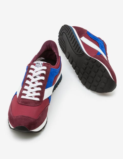 Baskets Tornado Par Walsh - Bordeaux/bleu vif Baskets Tornado Par Walsh - Bordeaux/bleu vif