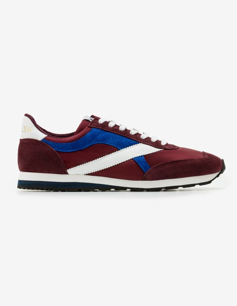 Baskets Tornado Par Walsh - Bordeaux/bleu vif Baskets Tornado Par Walsh - Bordeaux/bleu vif