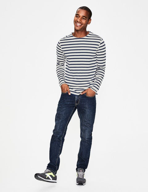 Chichester Mariner - Navy Blue/Oatmeal Marl Stripe Chichester Mariner - Navy Blue/Oatmeal Marl Stripe