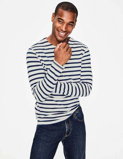 Chichester Mariner - Navy Blue/Oatmeal Marl Stripe Chichester Mariner - Navy Blue/Oatmeal Marl Stripe