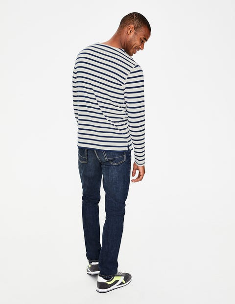Chichester Mariner - Navy Blue/Oatmeal Marl Stripe Chichester Mariner - Navy Blue/Oatmeal Marl Stripe