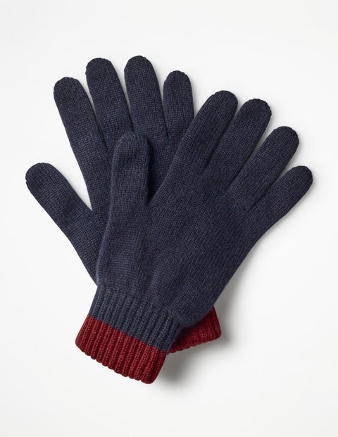 Gants En Cachemire - Bleu marine Gants En Cachemire - Bleu marine