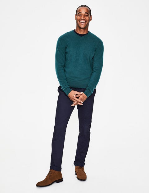 Cashmere V-Neck - Forest Cashmere V-Neck - Forest