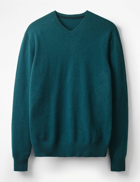 Cashmere V-Neck - Forest Cashmere V-Neck - Forest