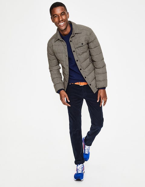 Fitzrovia Quilted Jacket - Brown Herringbone Fitzrovia Quilted Jacket - Brown Herringbone