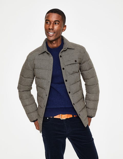 Fitzrovia Quilted Jacket - Brown Herringbone Fitzrovia Quilted Jacket - Brown Herringbone