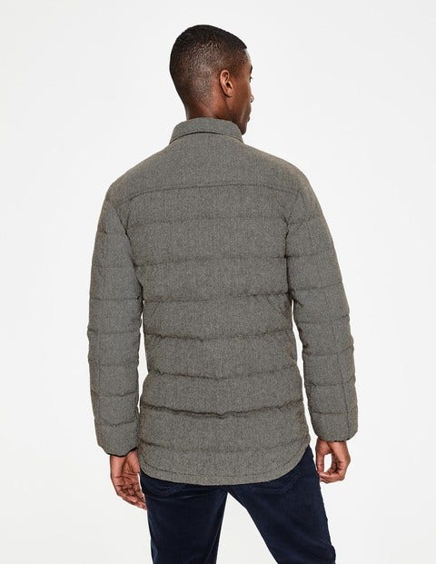 Fitzrovia Quilted Jacket - Brown Herringbone Fitzrovia Quilted Jacket - Brown Herringbone