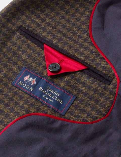 Malham Tweed Blazer - Conker Dogstooth Malham Tweed Blazer - Conker Dogstooth