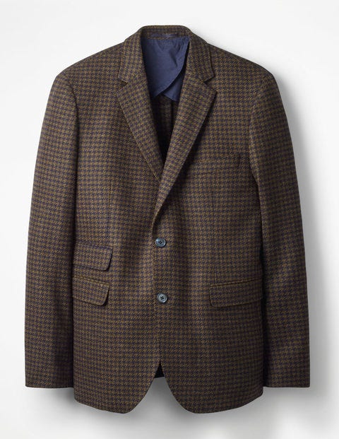 Malham Tweed Blazer - Conker Dogstooth Malham Tweed Blazer - Conker Dogstooth