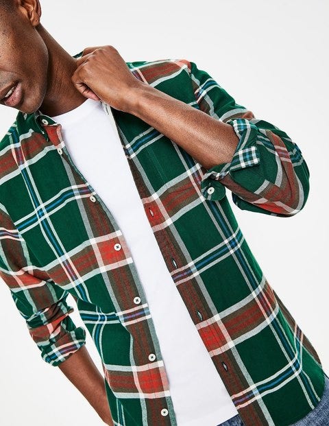 Hambleton Flannel Shirt - Scots Pine Check Hambleton Flannel Shirt - Scots Pine Check