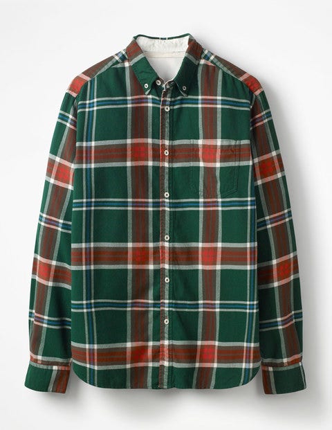Hambleton Flannel Shirt - Scots Pine Check Hambleton Flannel Shirt - Scots Pine Check
