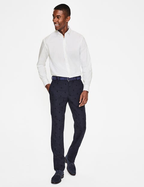 Cutaway Collar Shirt - White Clip-Dot Spot Cutaway Collar Shirt - White Clip-Dot Spot
