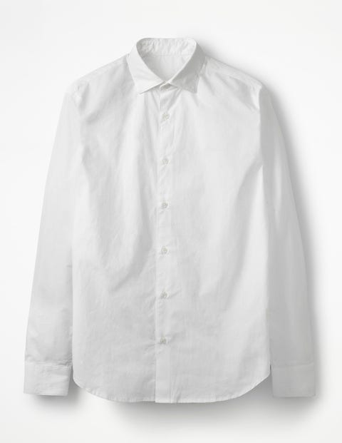 Cutaway Collar Shirt - White Clip-Dot Spot Cutaway Collar Shirt - White Clip-Dot Spot