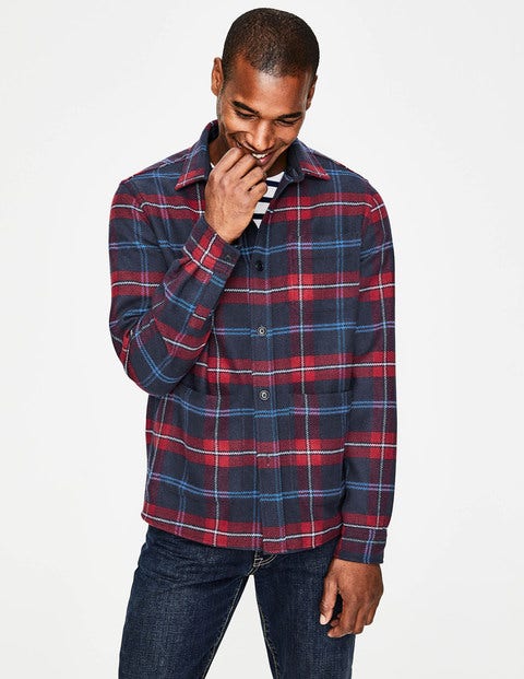 Alderley Overshirt - Navy Blue Check Alderley Overshirt - Navy Blue Check