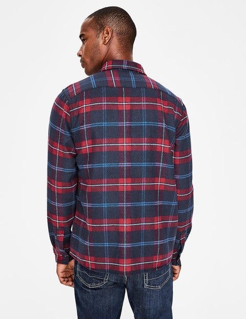 Alderley Overshirt - Navy Blue Check Alderley Overshirt - Navy Blue Check