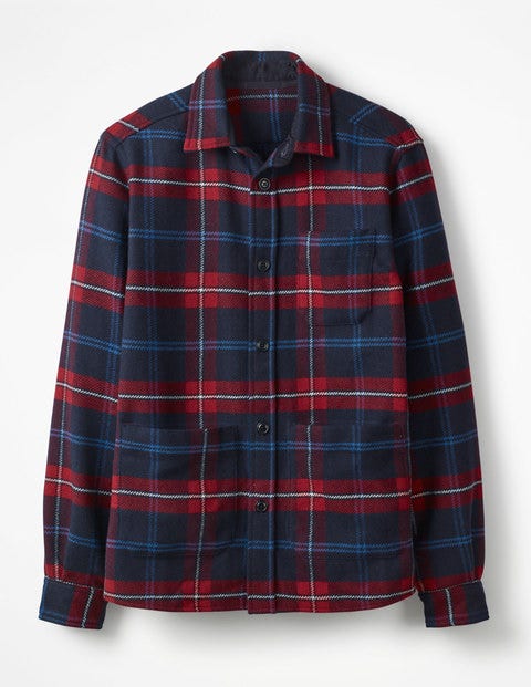Alderley Overshirt - Navy Blue Check Alderley Overshirt - Navy Blue Check