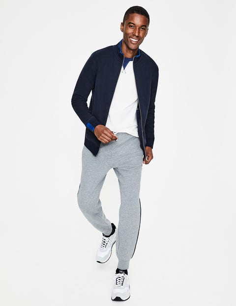 Milton Zip-Up Sweatshirt - Navy Milton Zip-Up Sweatshirt - Navy
