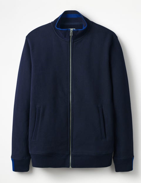 Milton Zip-Up Sweatshirt - Navy Milton Zip-Up Sweatshirt - Navy