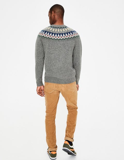Fair Isle Crew Neck - Grey Fair Isle Fair Isle Crew Neck - Grey Fair Isle