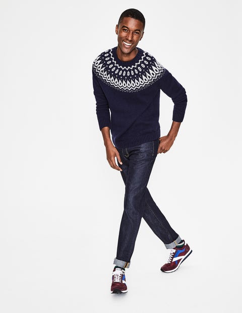 Fair Isle Crew Neck - Navy Fair Isle Fair Isle Crew Neck - Navy Fair Isle