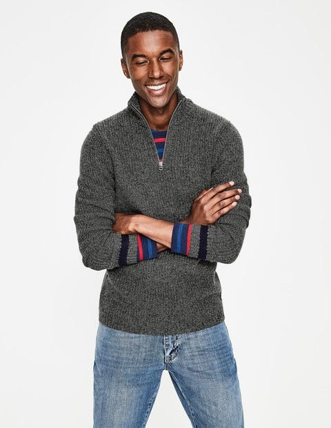Tarbert Half-Zip - Gunmetal Tarbert Half-Zip - Gunmetal
