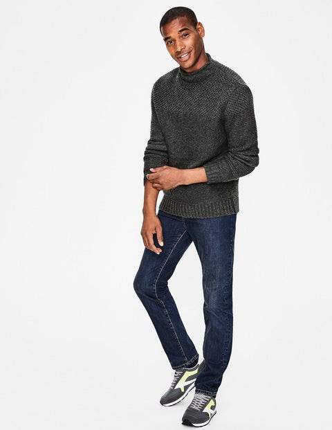 Tarbert Roll Neck - Charcoal Tarbert Roll Neck - Charcoal