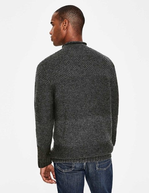 Tarbert Roll Neck - Charcoal Tarbert Roll Neck - Charcoal