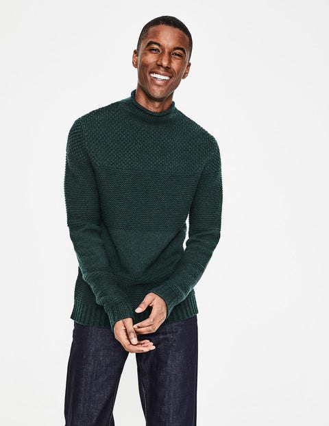 Tarbert Roll Neck - Forest Tarbert Roll Neck - Forest