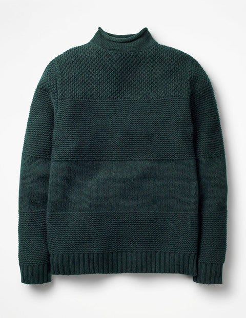 Tarbert Roll Neck - Forest Tarbert Roll Neck - Forest