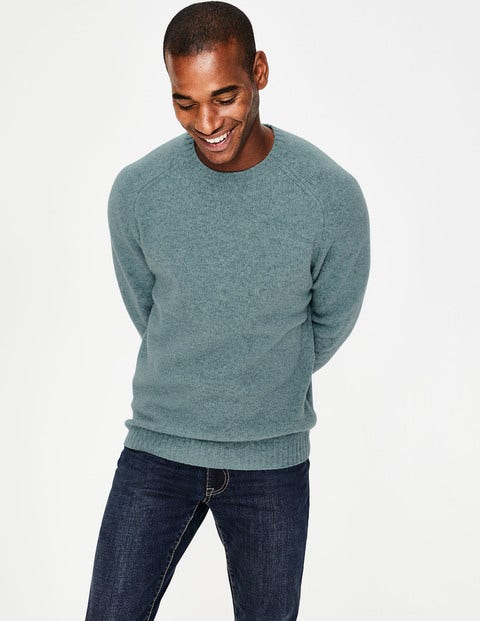 Aldgate Brushed Crew Neck - Topaz Aldgate Brushed Crew Neck - Topaz