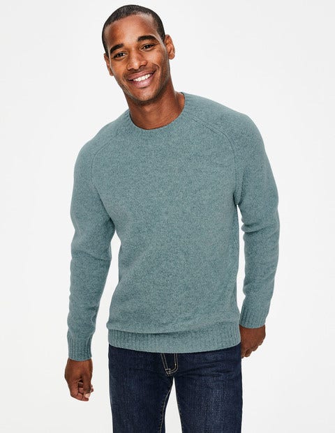 Aldgate Brushed Crew Neck - Topaz Aldgate Brushed Crew Neck - Topaz