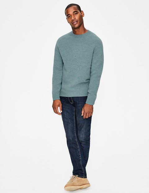 Aldgate Brushed Crew Neck - Topaz Aldgate Brushed Crew Neck - Topaz