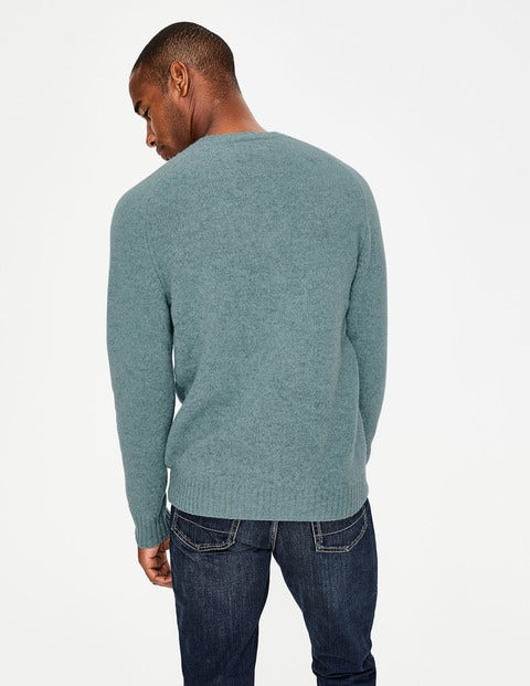 Aldgate Brushed Crew Neck - Topaz Aldgate Brushed Crew Neck - Topaz