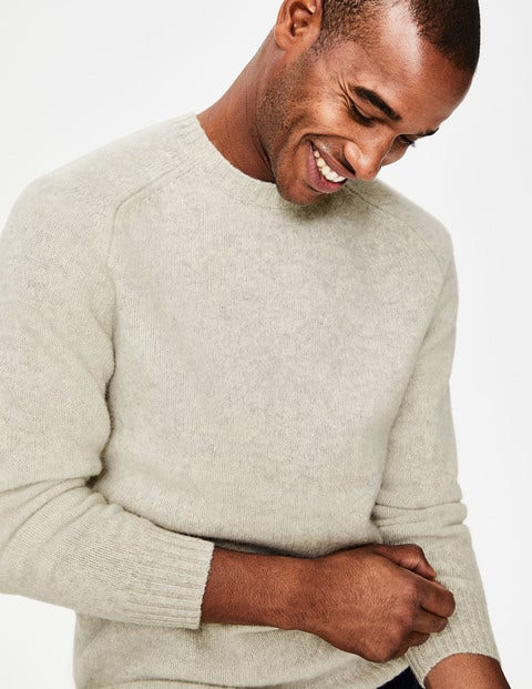 Aldgate Brushed Crew Neck - Oatmeal Aldgate Brushed Crew Neck - Oatmeal