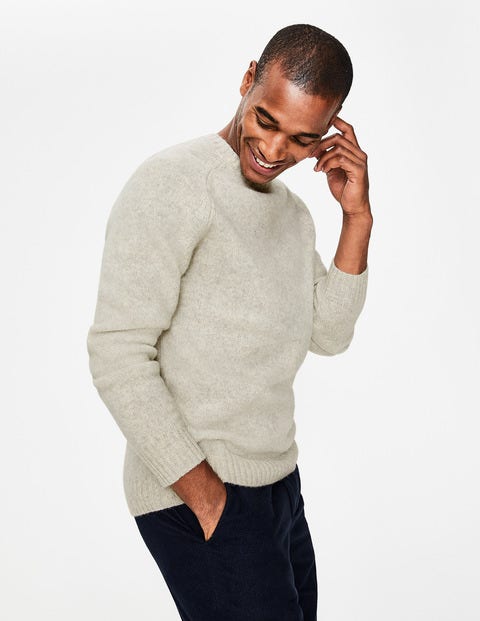 Aldgate Brushed Crew Neck - Oatmeal Aldgate Brushed Crew Neck - Oatmeal