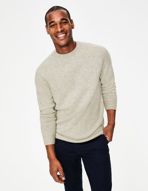 Aldgate Brushed Crew Neck - Oatmeal Aldgate Brushed Crew Neck - Oatmeal