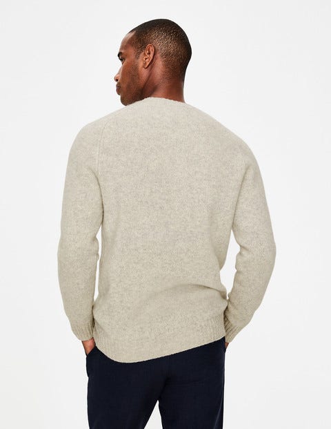 Aldgate Brushed Crew Neck - Oatmeal Aldgate Brushed Crew Neck - Oatmeal