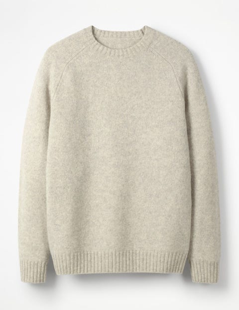 Aldgate Brushed Crew Neck - Oatmeal Aldgate Brushed Crew Neck - Oatmeal