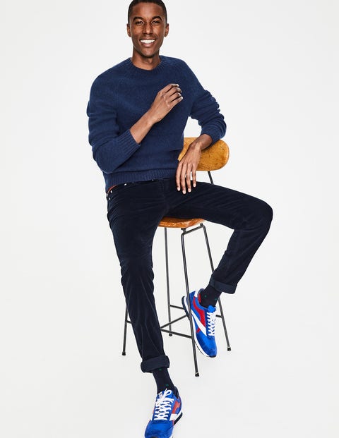Aldgate Brushed Crew Neck - Navy Aldgate Brushed Crew Neck - Navy
