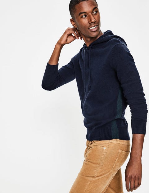 Cashmere Hoodie - Navy Cashmere Hoodie - Navy