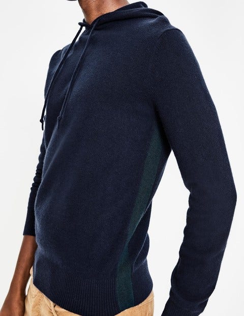 Cashmere Hoodie - Navy Cashmere Hoodie - Navy