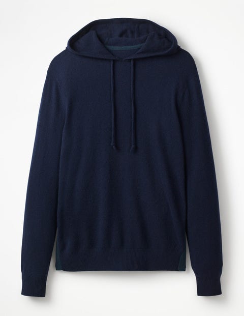Cashmere Hoodie - Navy Cashmere Hoodie - Navy